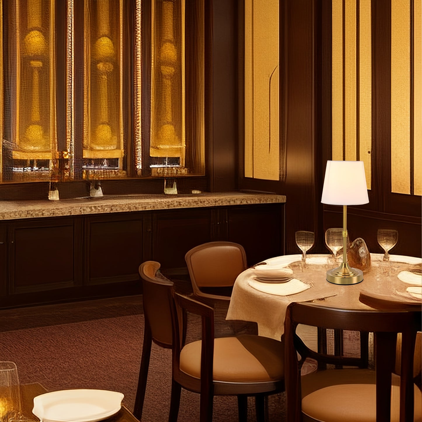 Lampă de masă fără fir cu intensitate reglabilă | Reîncărcabilă prin USB