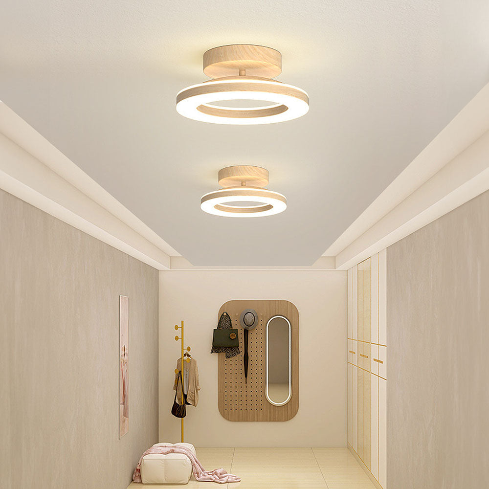 Acrylic Round LED Ceiling Light | Modern Hallway & Entrance Fixture