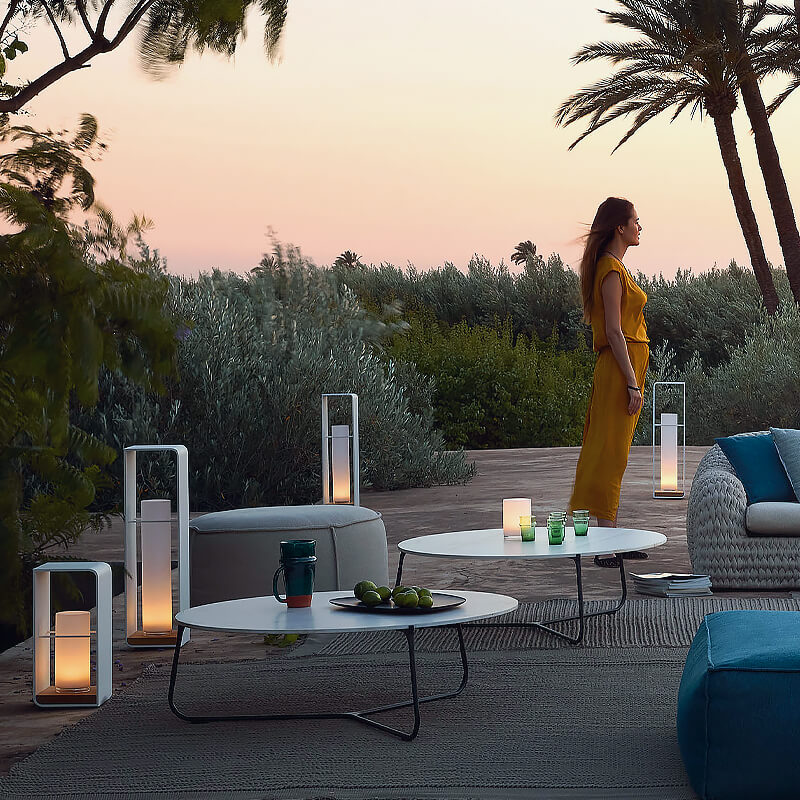 Modern Square Outdoor LED Light | Waterproof Solar LED Light