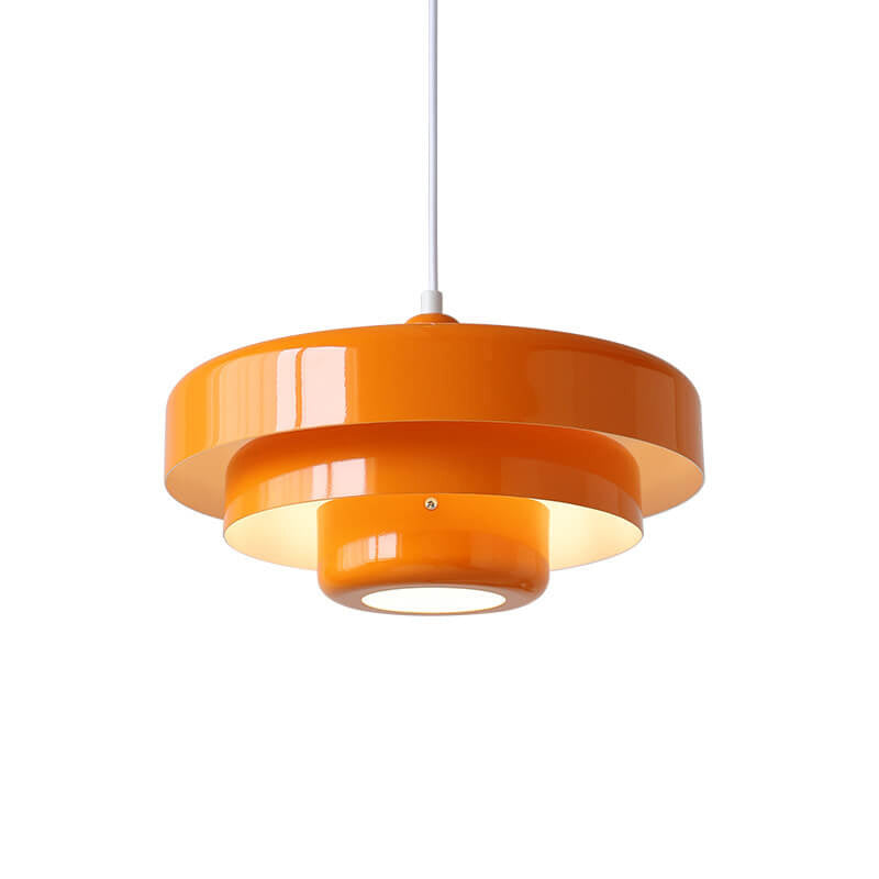 Nordic Vintage Multi-Layered Pendant Lamp | Modern Retro Hanging Light