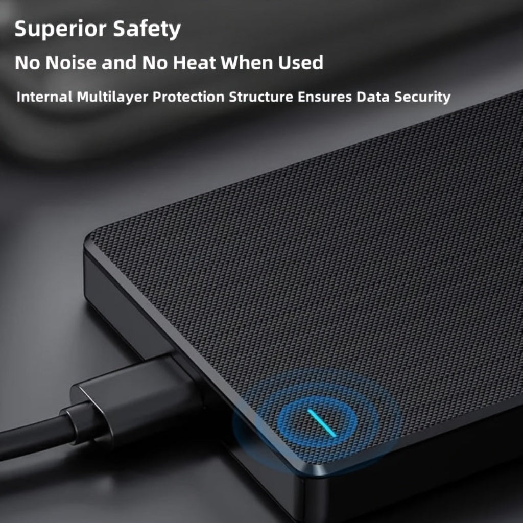 Ekstern Harddisk Bærbar SSD USB 4TB Lager PC