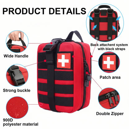 Kit Emergenza Primo Soccorso Portatile Sopravvivenza Outdoor