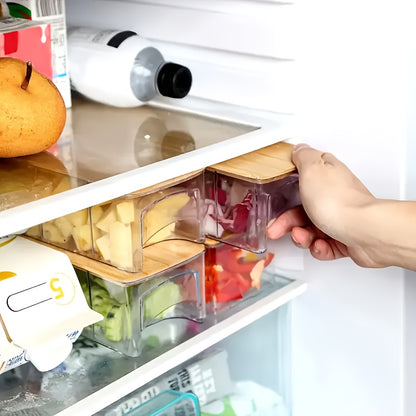 Placă de tăiat din bambus cu tăvi de depozitare și răzătoare | Stație multifuncțională pentru pregătirea alimentelor în bucătărie