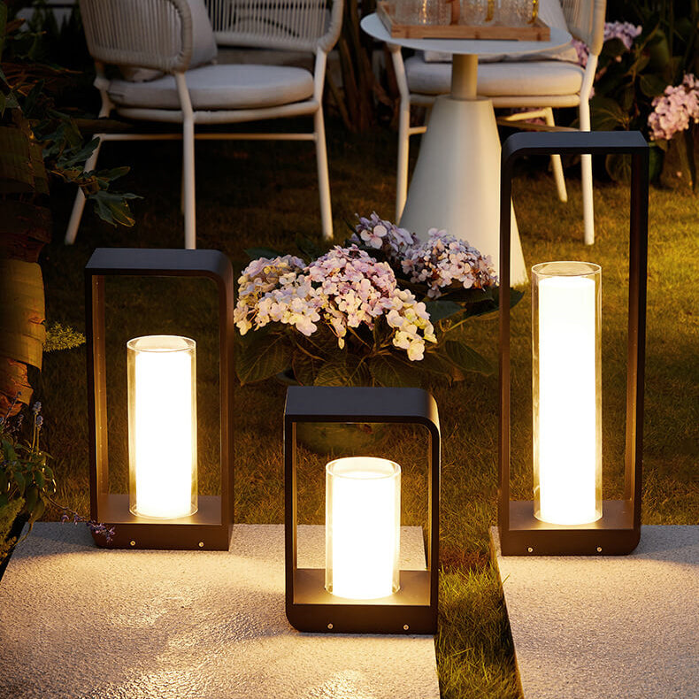 Modern Square Outdoor LED Light | Waterproof Solar LED Light
