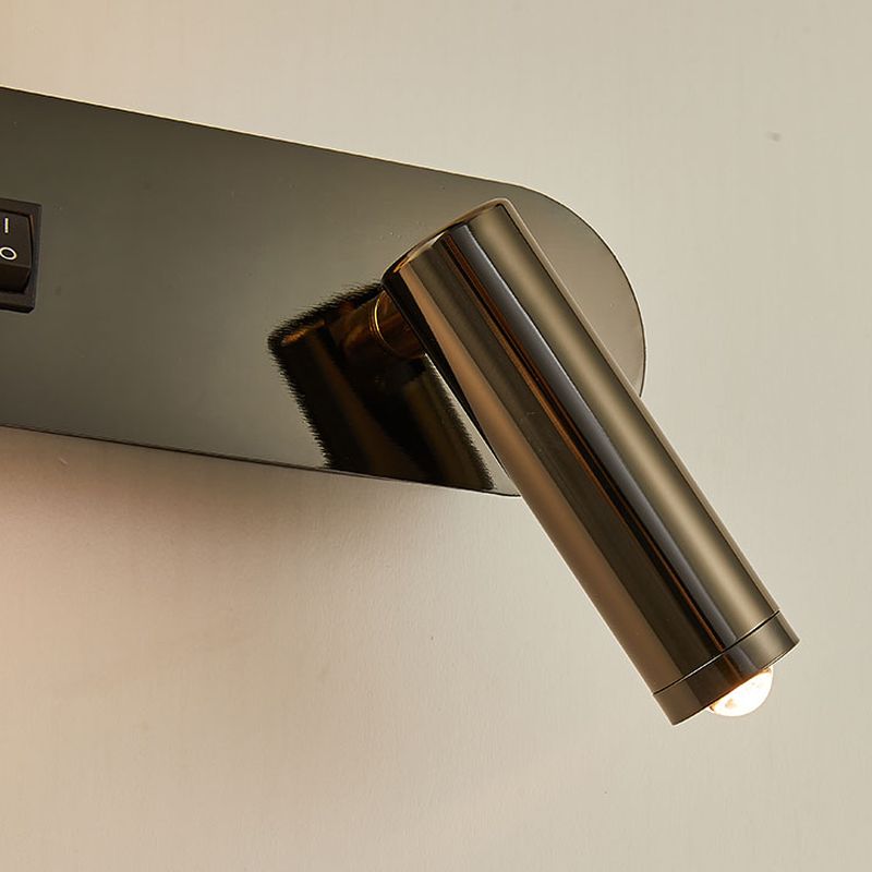 LunarBeam Candeeiro de Parede Duplo | Design Moderno Nórdico para Mesa de Cabeceira
