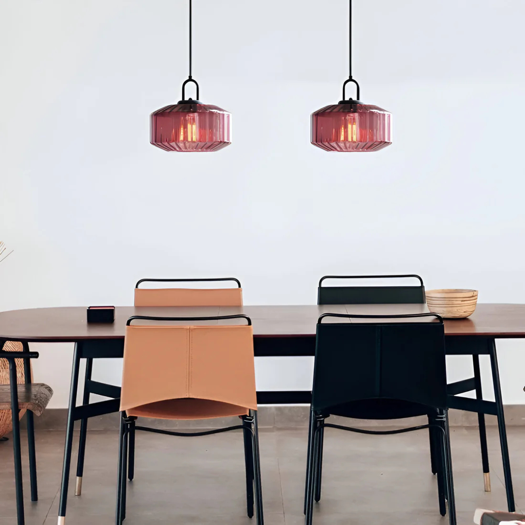 Mireta Glass Pendant Light | Retro-Coloured Glass Design