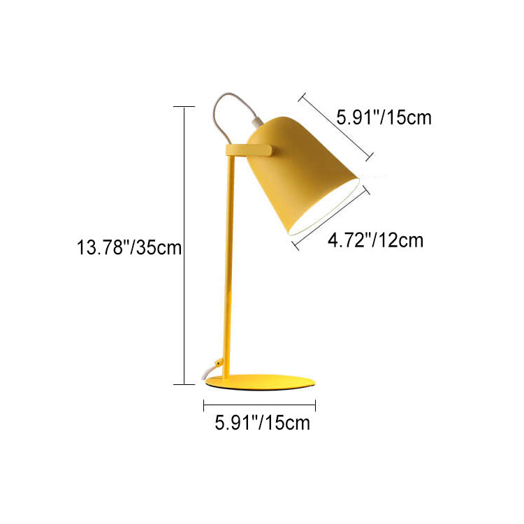 Nordic Metal LED Desk Lamp | Minimalist Reading & Study Light
