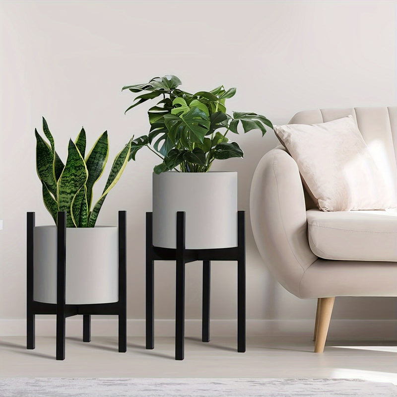 Adjustable Metal Plant Stand | Modern Indoor & Outdoor Flower Pot Holder