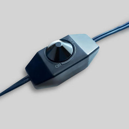 Japansk minimalistisk bordlampe | Træ- og metaldesign