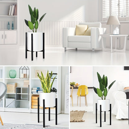 Adjustable Metal Plant Stand | Modern Indoor & Outdoor Flower Pot Holder