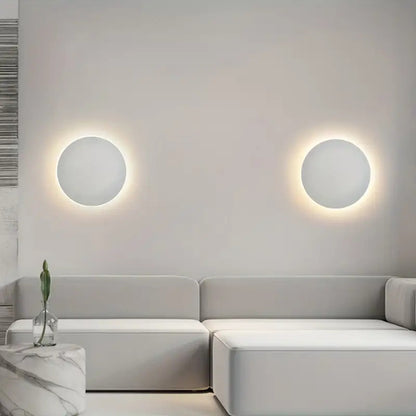 Lumină de perete rotundă LED minimalistă | Design nordic modern