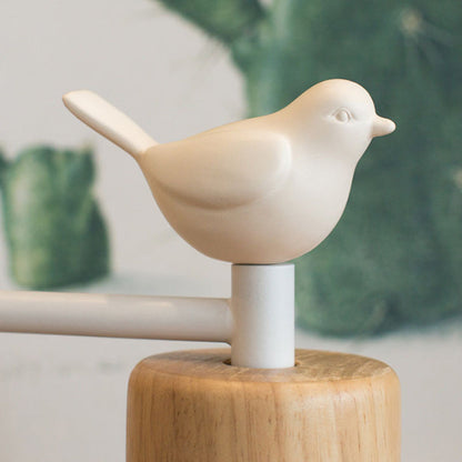 Nordische Holzvogel-Wandlampe | LED-Wandleuchte für das Schlafzimmer