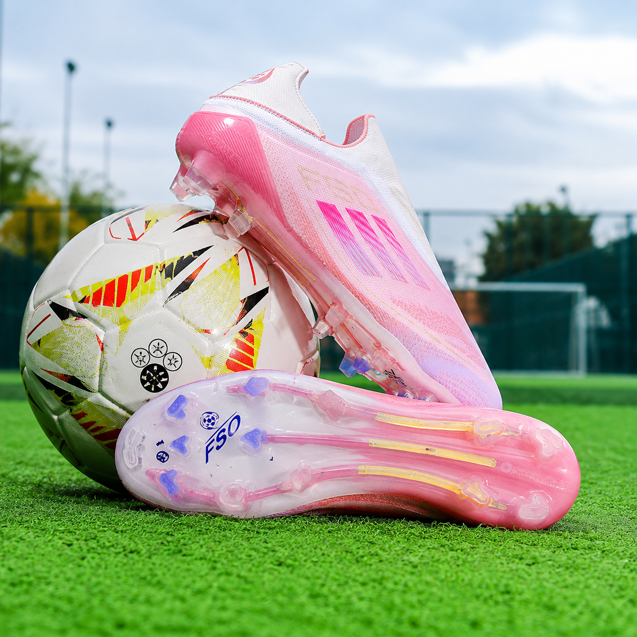 Chuteiras de Futebol para Copa do Mundo, Botas de Futebol para Jogo Interior e Exterior