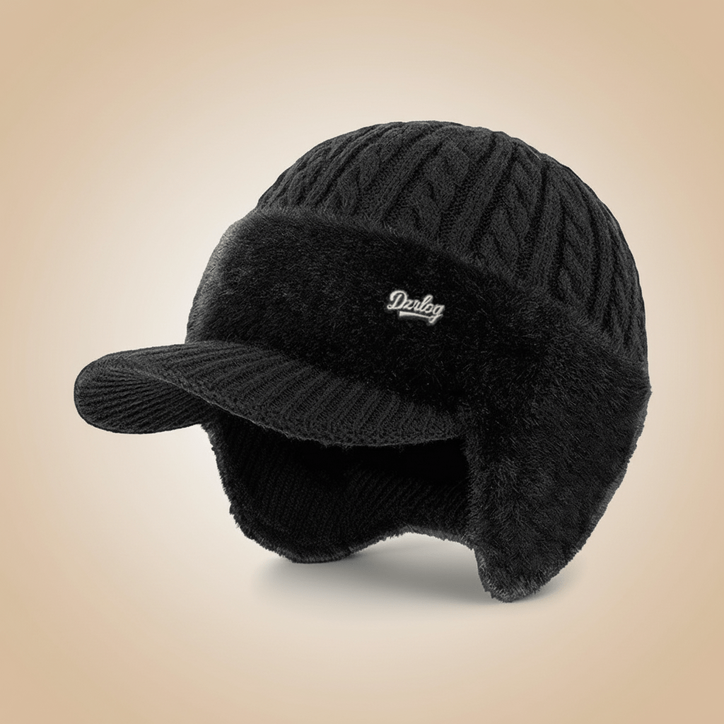 Cold Weather Trapper Hat with Ear Protection - Winter Warmth Hat - Image 3