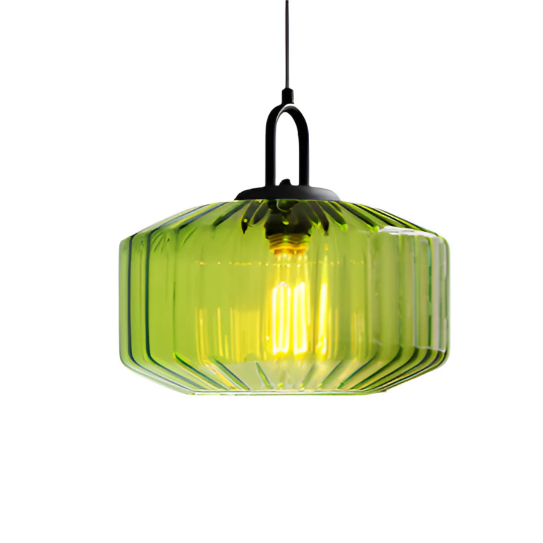 Mireta glaspendel | Retrofarvet glasdesign