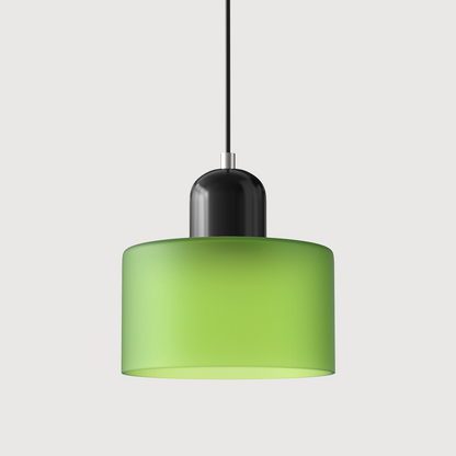 Bauhaus-Glas-Hängeleuchte | Buntes modernistisches Design