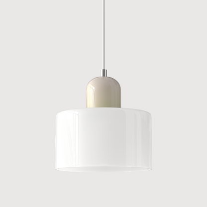 Bauhaus-Glas-Hängeleuchte | Buntes modernistisches Design