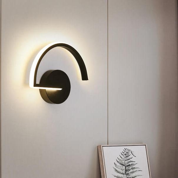 Curves Line LED Wall Light | Modern Minimalist Arc Design