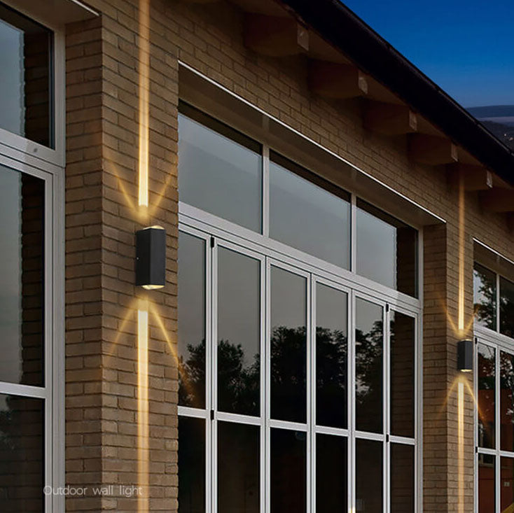 Modern Waterproof LED Outdoor Wall Lamp | Rectangular Sconce Light