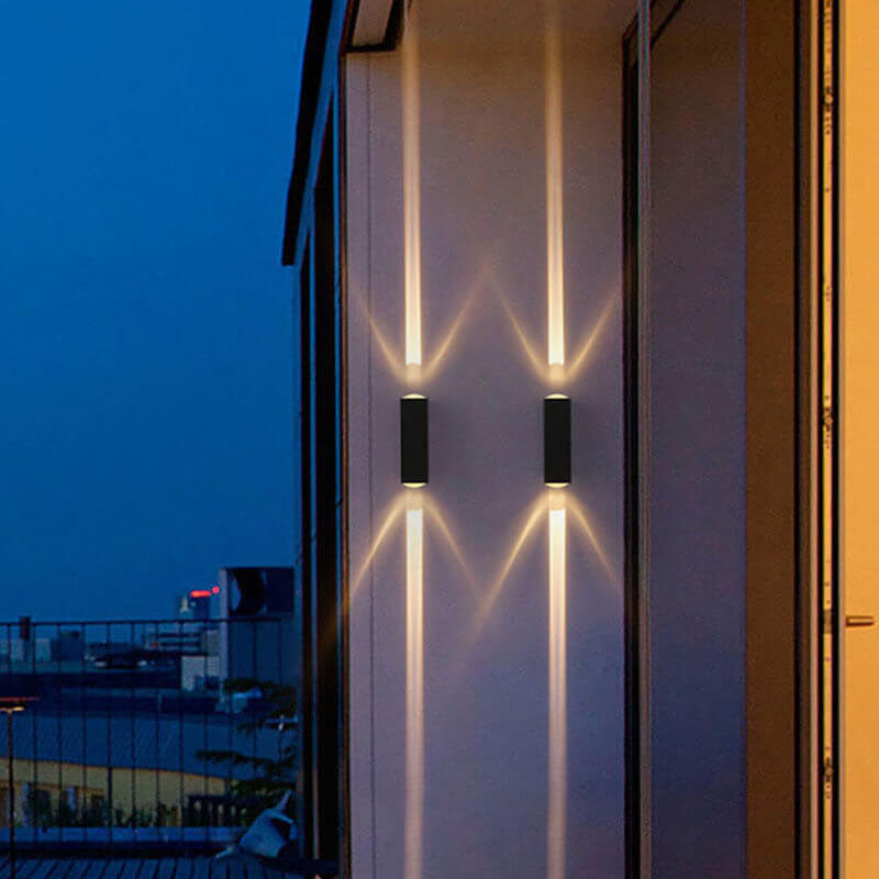 Modern Waterproof LED Outdoor Wall Lamp | Rectangular Sconce Light