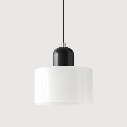 Bauhaus-Glas-Hängeleuchte | Buntes modernistisches Design