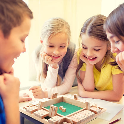 Gioco da tavolo in legno per apprendimento matematico famigliare educativo