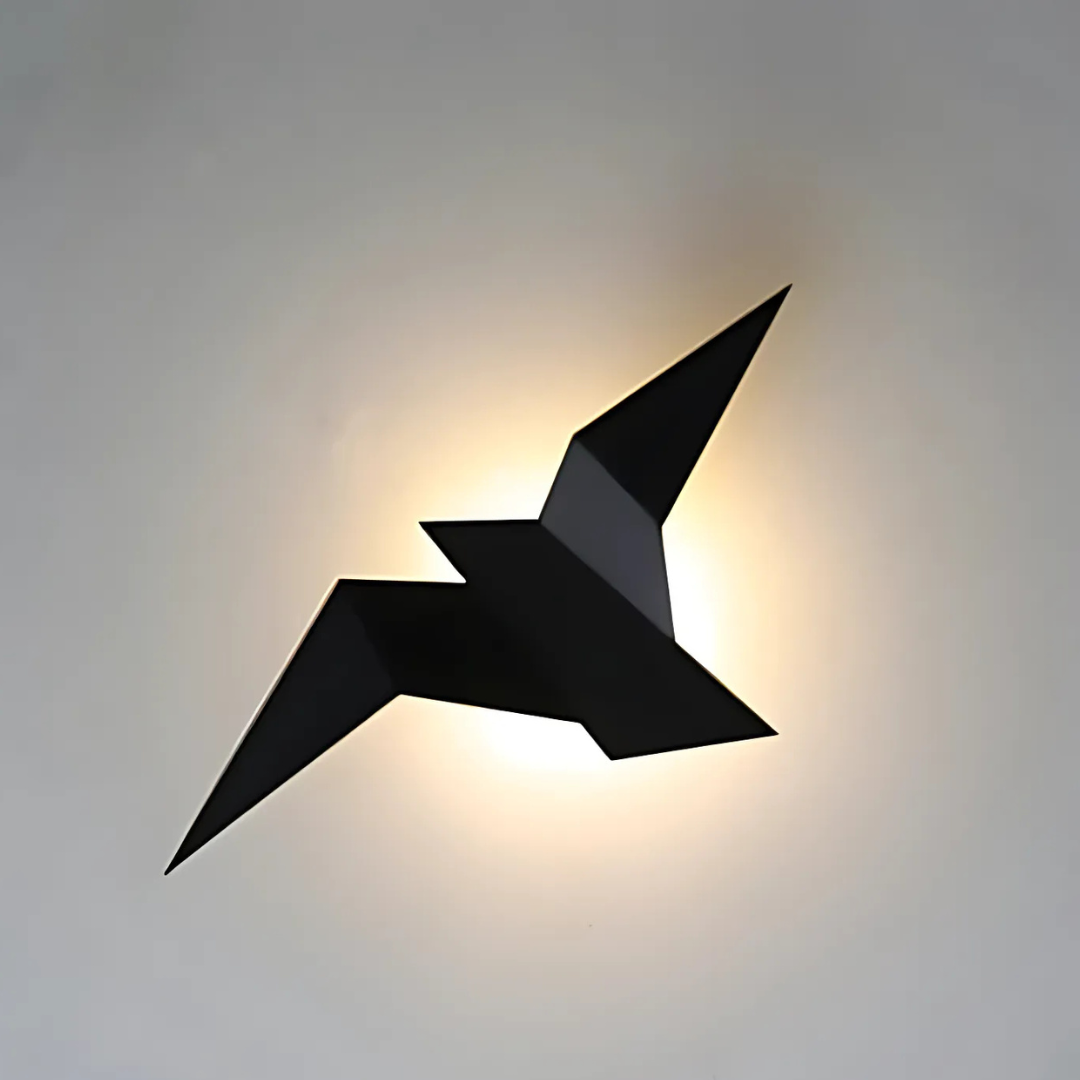 Candeeiro de Parede Origami | Arandela LED Moderna e Única para Interior