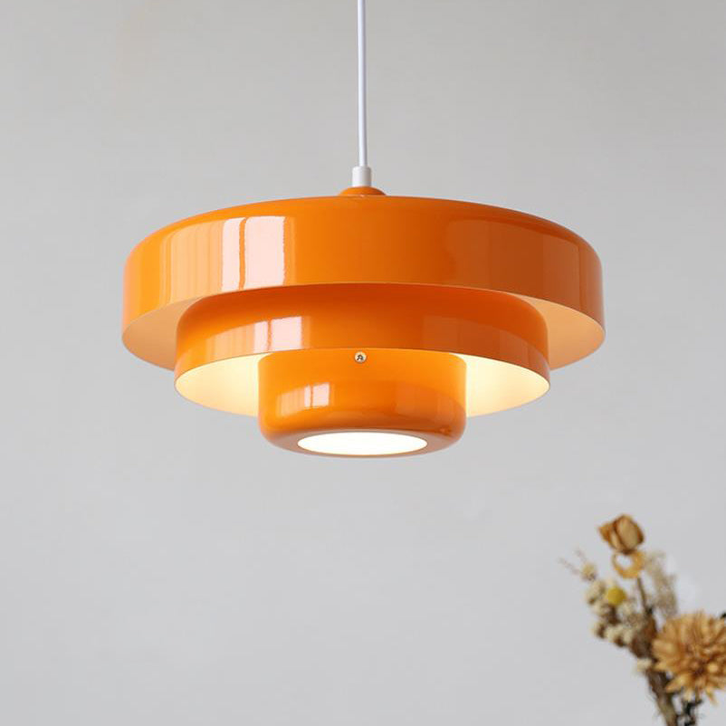 Nordic Vintage Multi-Layered Pendant Lamp | Modern Retro Hanging Light