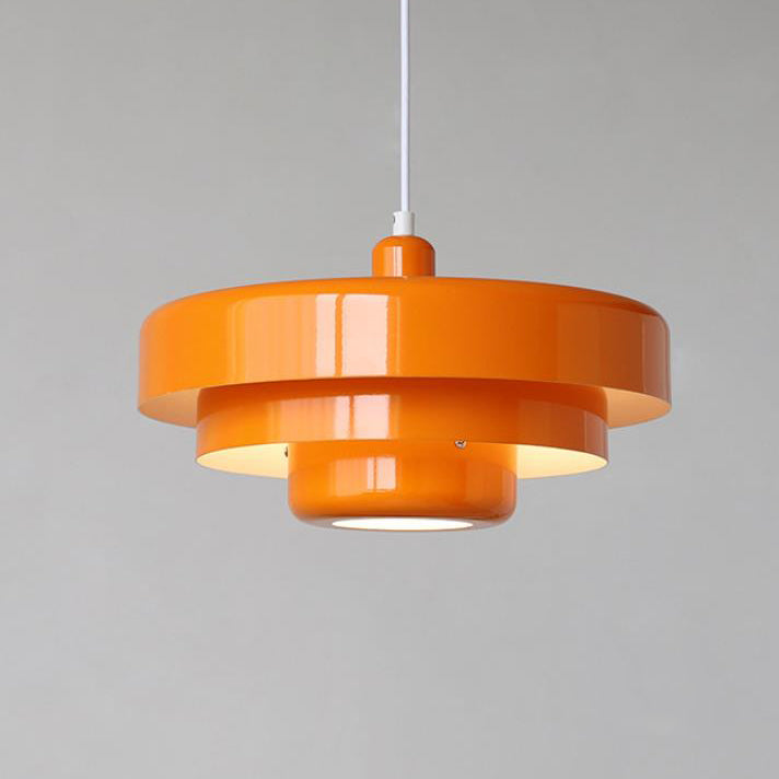 Nordic Vintage Multi-Layered Pendant Lamp | Modern Retro Hanging Light