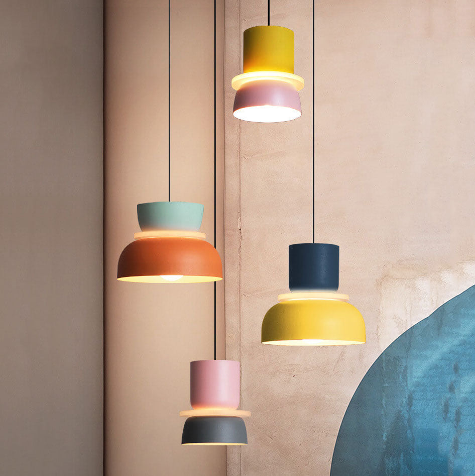 Nordische Bunte Macaron Pendelleuchte | Skandinavischer Charme