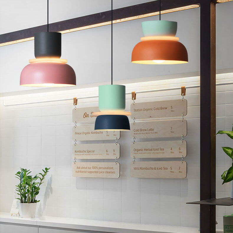 Nordic Colorful Macaron Pendant Light | Scandinavian Charm