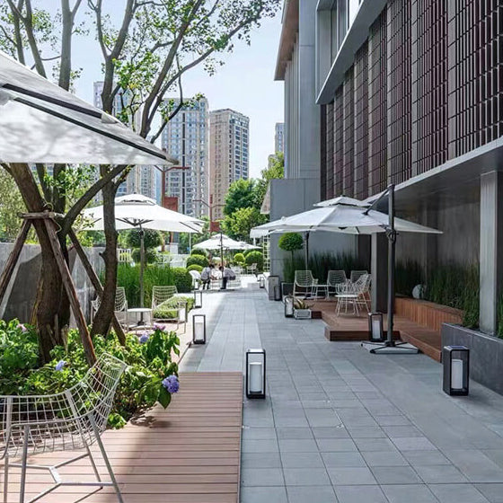 Modern Square Outdoor LED Light | Waterproof Solar LED Light