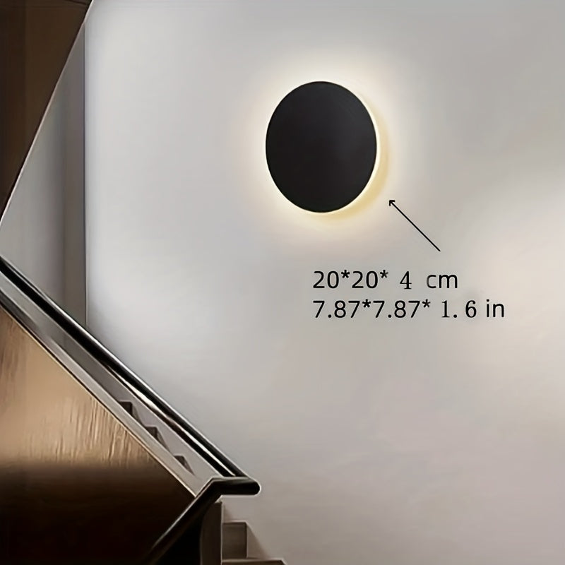 Minimalist Round LED Wall Light | Modern Nordic Design