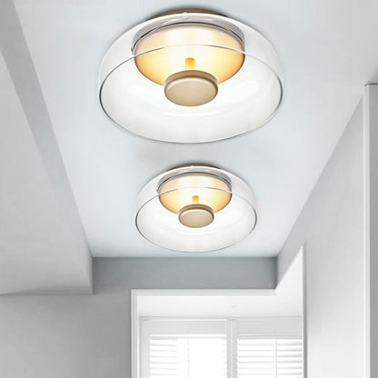 Bowl Glass LED Flushmount Ceiling Lamp | Modern Ceiling Light Fixture