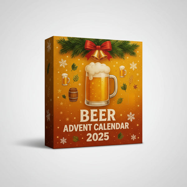 24-Day Beer Advent Calendar Mini Bottle Ornaments Holiday Decor 0