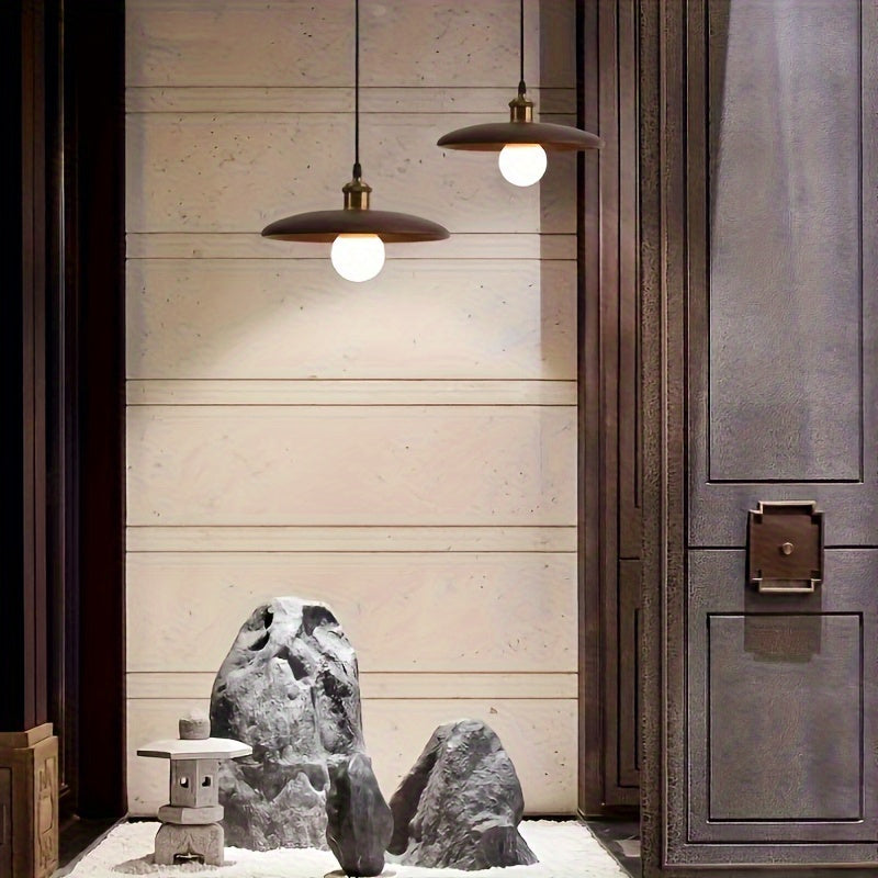 Modern Nordic Solid Wood Pendant Light | Scandinavian Ceiling Lamp