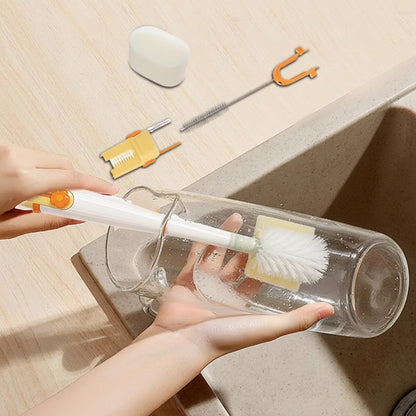 Bottle Brush Set Multifunction Cleaning Brush Bottles