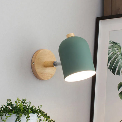 Drelis Wandleuchte | Skandinavisches Holz Minimalistisches Design