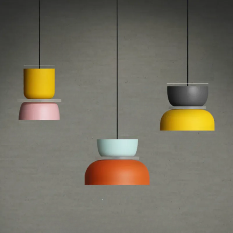 Macaron Pendant Light | Colourful Nordic Ceiling Lamp