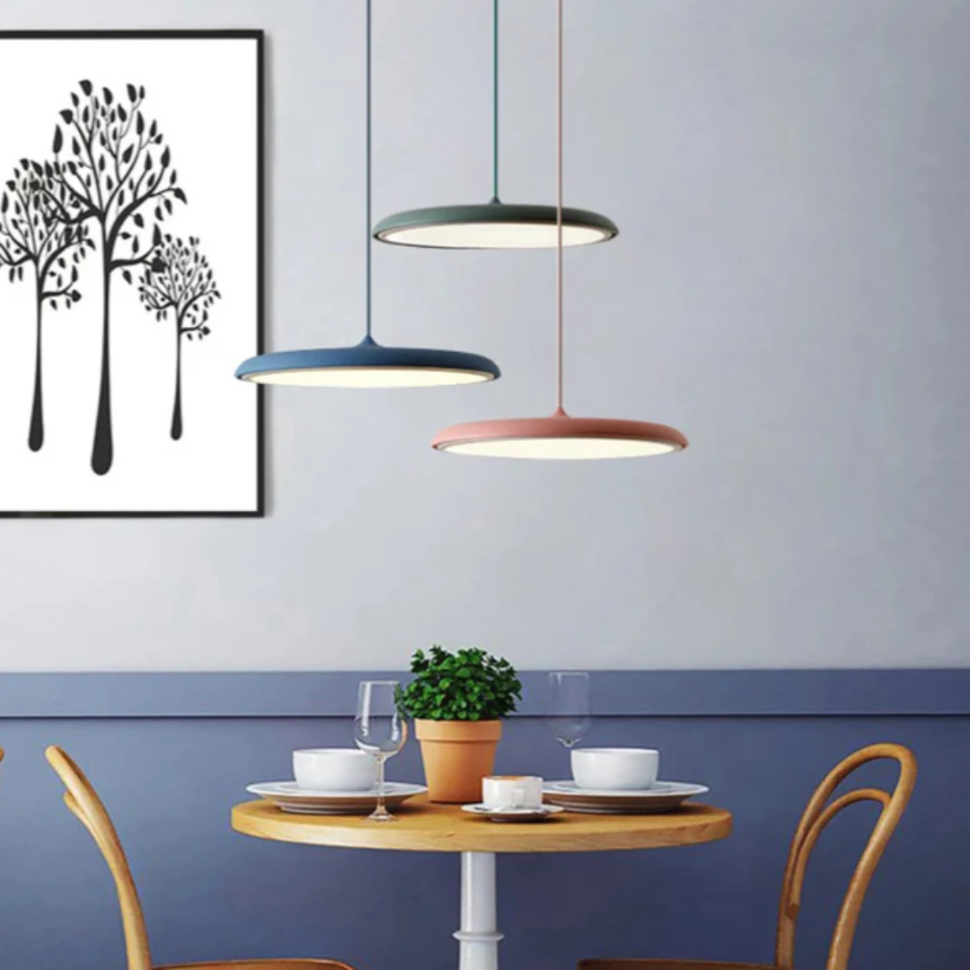 Olyra Scandinavian Pendant Light | Modern Dining Room LED Lamp