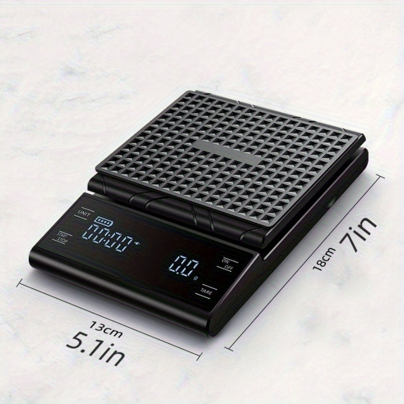 High-Precision Digital Coffee Scale | Multifunctional Kitchen Scale with Timer