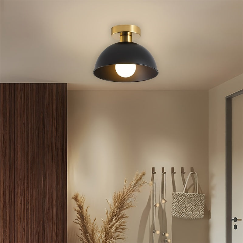 Lampada da soffitto moderna semi-incassata | Finitura in metallo opaco