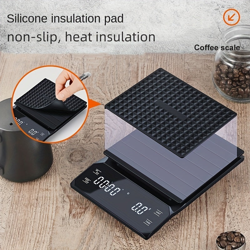 High-Precision Digital Coffee Scale | Multifunctional Kitchen Scale with Timer