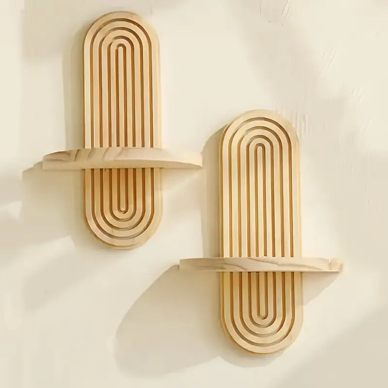 NaturaRack | Wall Shelves | Wooden (2-Pack)