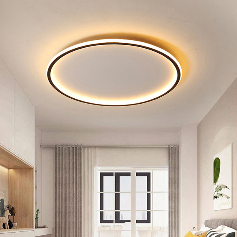 Nordic Disc LED Ceiling Light | Modern Flush Mount Lamp