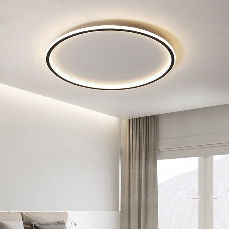Nordic Disc LED Ceiling Light | Modern Flush Mount Lamp