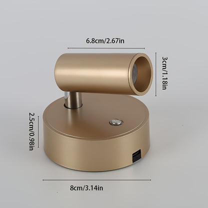 Luz de Pared Magnética Recargable | Control Táctil y Diseño Inalámbrico