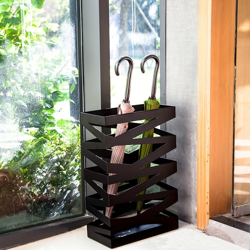 Suporte para Guarda-chuvas em Ferro | Suporte de Grande Capacidade Estilo Nórdico Moderno