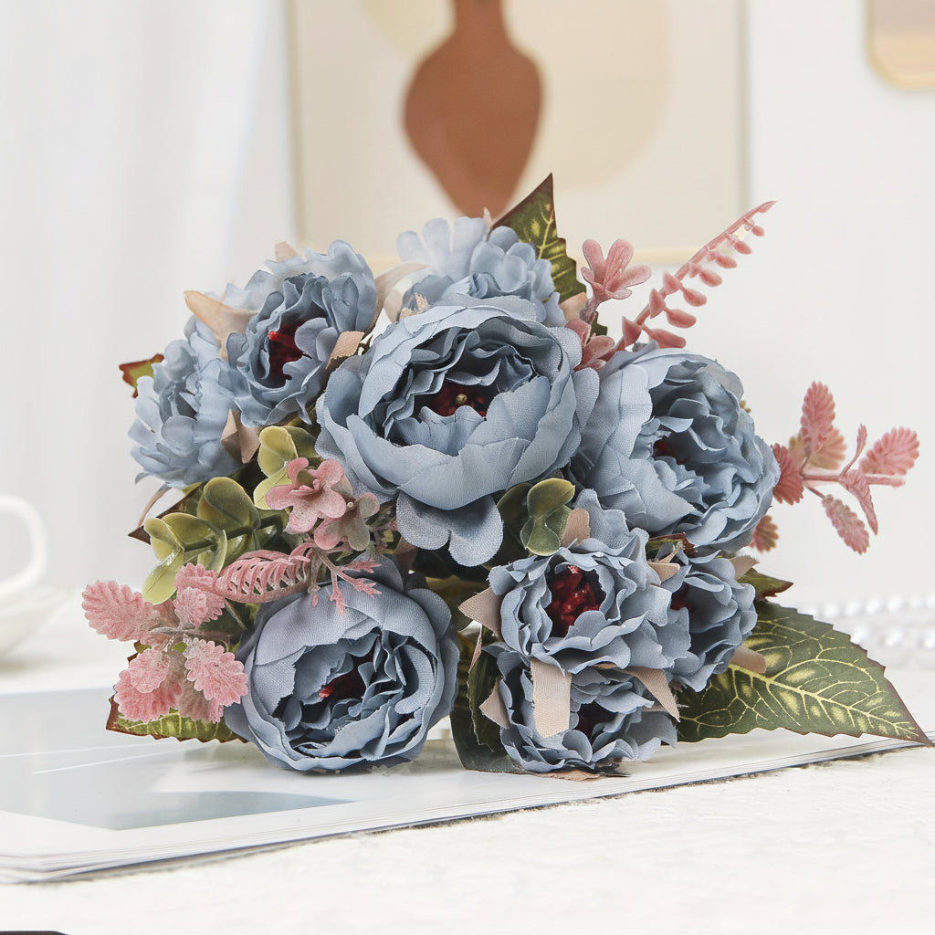 Blomsterbuket Mors Dag Gave Kunstig Pæon Hjemmedekoration
