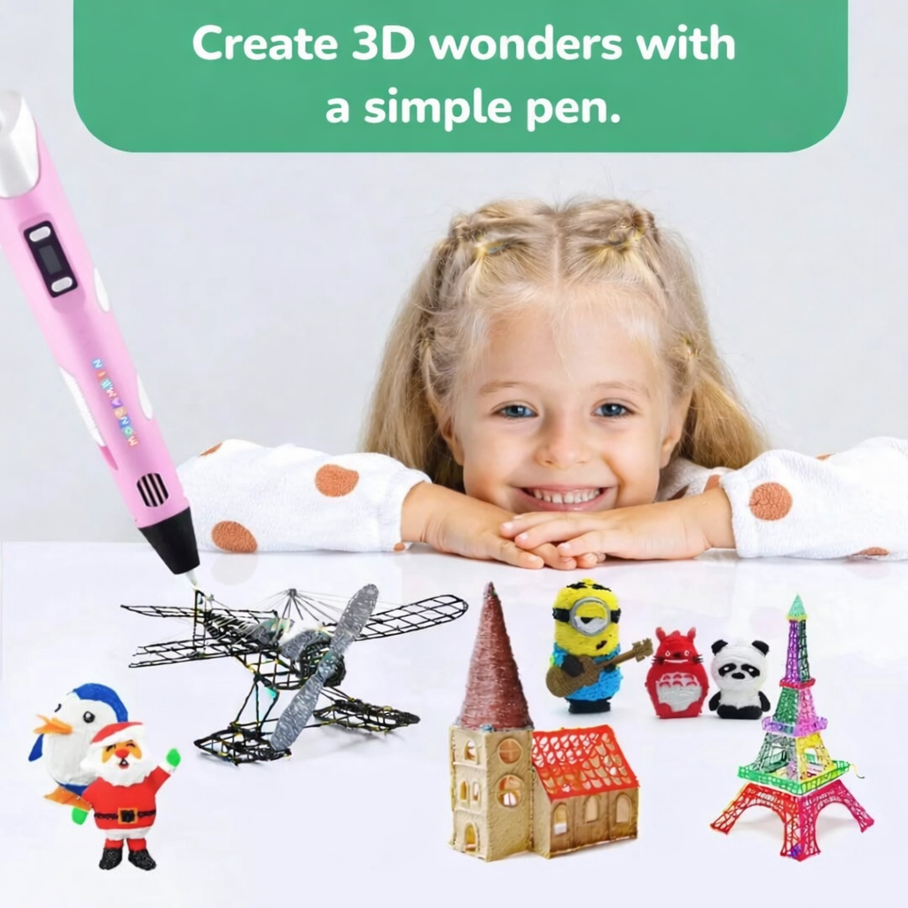 3D Pen Drawing Tool Kids Educational Creative Printing Toy